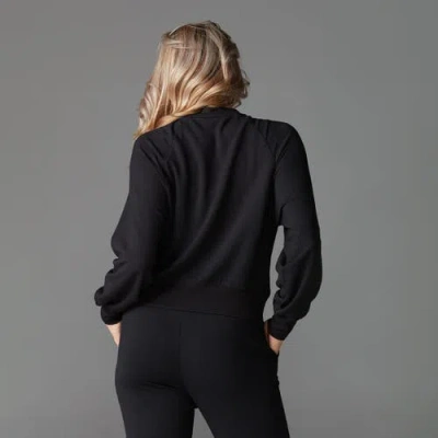 Tavi Ease Crew Sweatshirt In Black