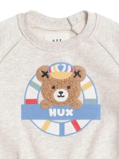 Huxbaby All Aboard Hux Sweatshirt In White