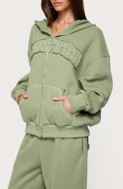 Edikted Forever Oversized Hoodie In Multi