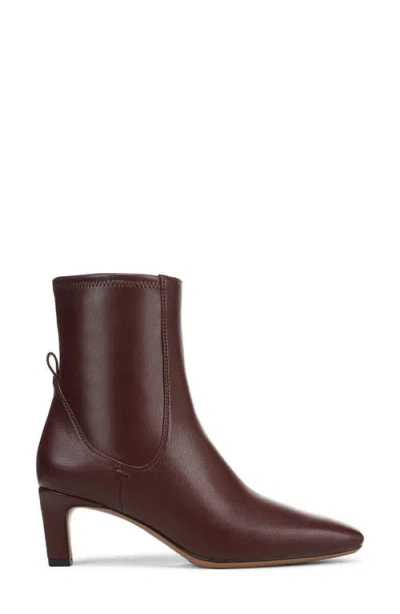 Franco Sarto Women's Tarrin Square Toe Zip Short Boots In Burgundy