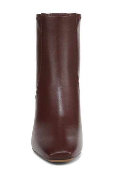 Franco Sarto Women's Tarrin Square Toe Zip Short Boots In Burgundy