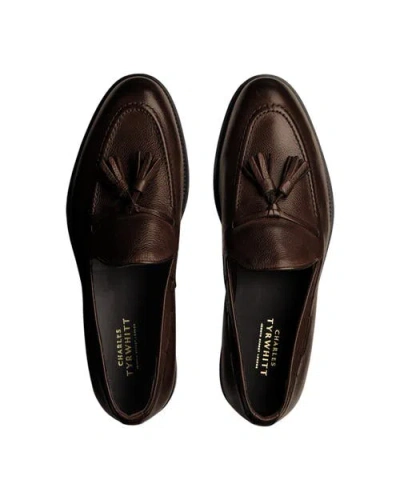 Charles Tyrwhitt Leather Tassel Loafer In Multi