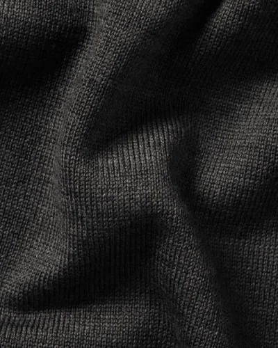 Charles Tyrwhitt Pure Merino Full Zip Through Cardigan In Gray