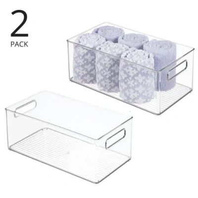 Idesign Stackable Fridge Bin In Transparent