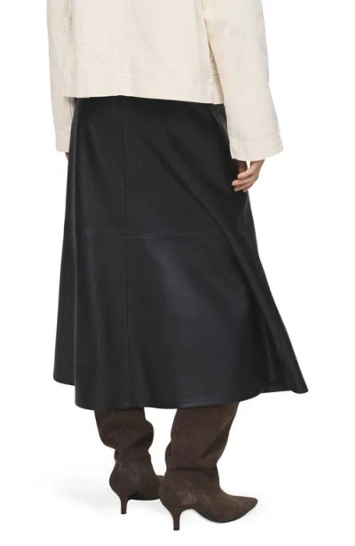 Mango Women's Leather-effect Midi Skirt In Multi
