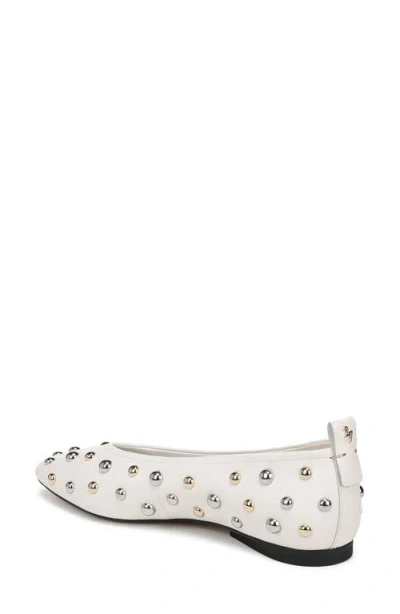 27 Edit Naturalizer Carla Stud Ballet Flat In White