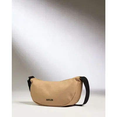 Antler Icon Slingbag In Sand In Brown
