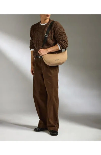 Antler Icon Slingbag In Sand In Brown
