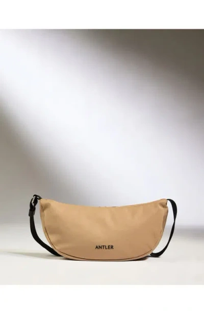 Antler Icon Slingbag In Sand In Brown