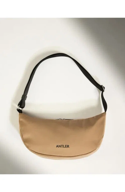 Antler Icon Slingbag In Sand In Brown