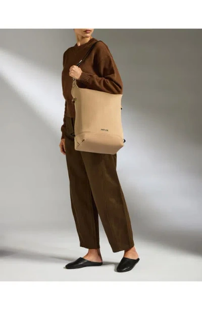 Antler Icon 2-in-1 Tote Backpack In Sand In Pattern