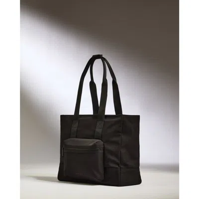 Antler Icon Tote Bag In Black In Red