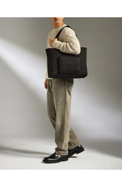 Antler Icon Tote Bag In Black In Red