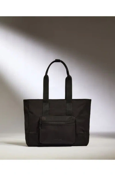 Antler Icon Tote Bag In Black In Red