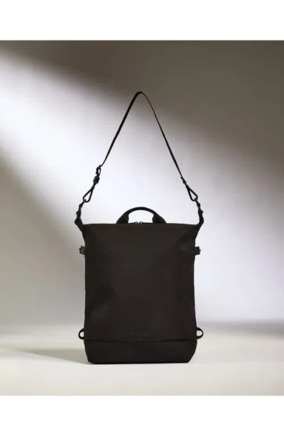 Antler Icon 2-in-1 Tote Backpack In Black In White
