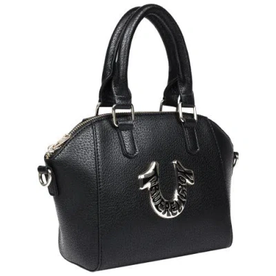 True Religion Retro Horseshoe Mini Satchel In Black