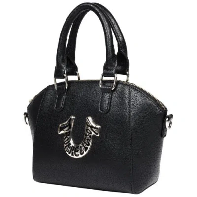 True Religion Retro Horseshoe Mini Satchel In Black