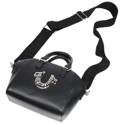 True Religion Retro Horseshoe Mini Satchel In Black