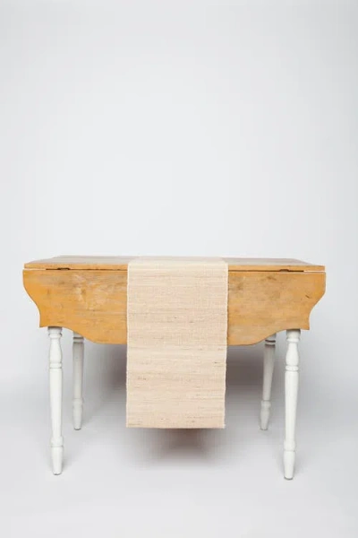 Sustainable Threads Madeleine Table Runner In Brown