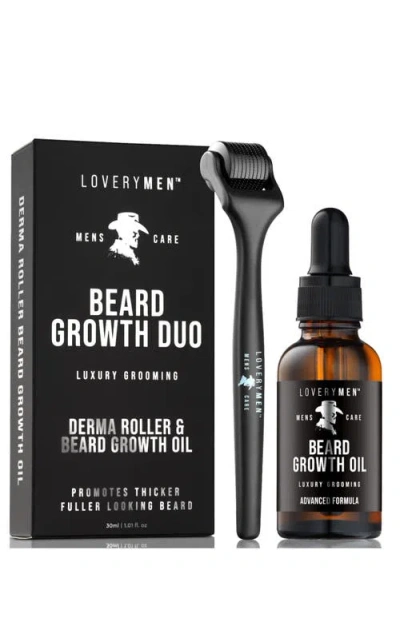 Lovery Beard Growth Duo Derma Roller And Beard Growth Oil In Multi