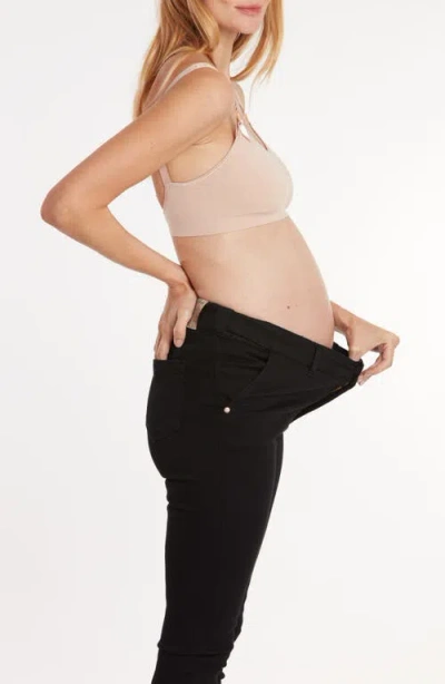 Cache Coeur Sharon Maternity And Postpartum Denim In Black