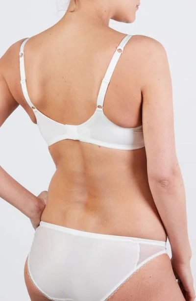 Cache Coeur Louise Maternity And Nursing Push-up Bra In White