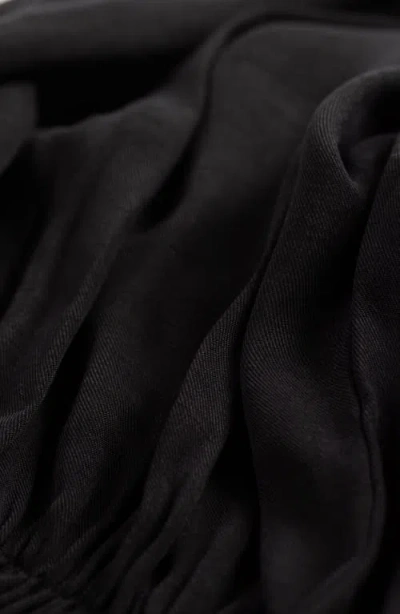 Cache Coeur Nubie Smocked Twill Maternity Shorts In Black