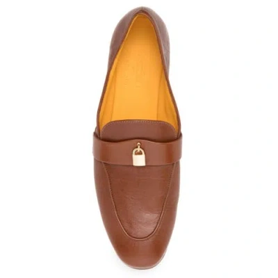 Madison Maison Leather Lock Flat Loafer In Multi