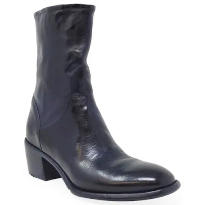 Madison Maison Ah26a Leather Mid Calf Boot In Multi