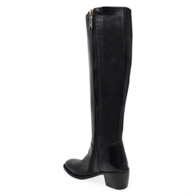 Madison Maison Knee High Boot Stretch Boot In Black