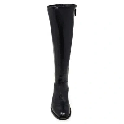 Madison Maison Knee High Boot Stretch Boot In Black
