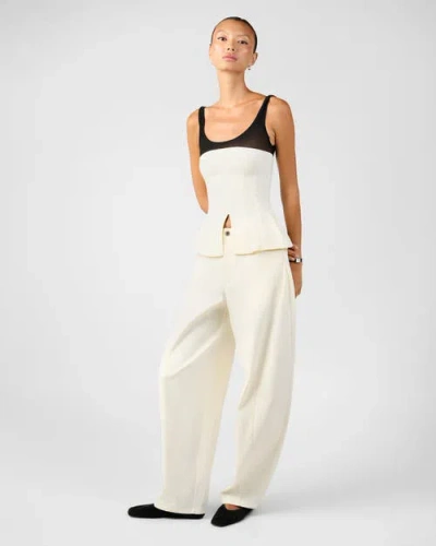 Weworewhat Corset Top In Multi