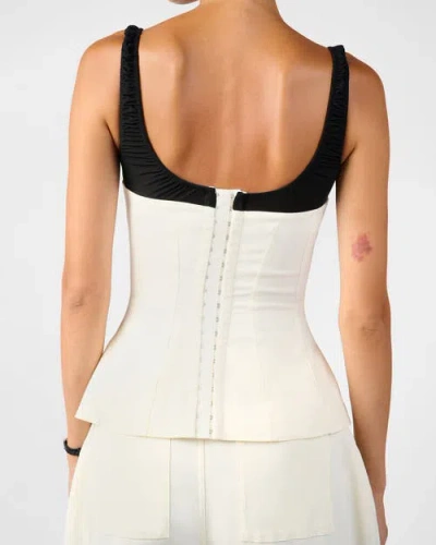 Weworewhat Corset Top In Multi