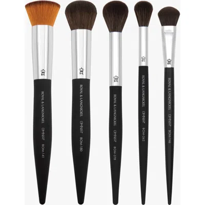 Omnia Brush Complexion 5pc Makeup Brush Set In Black
