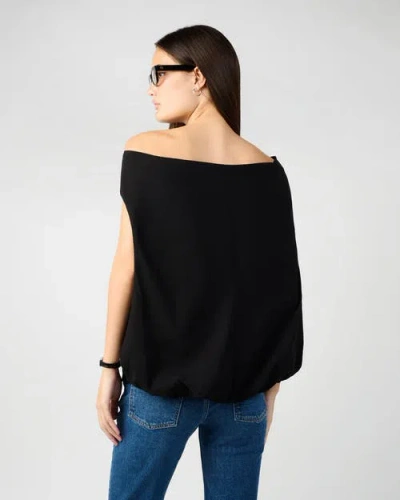 Weworewhat Off Shoulder Cape Top In Multi