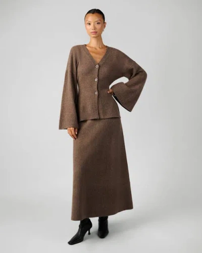 Weworewhat Sweater Skirt In Brown