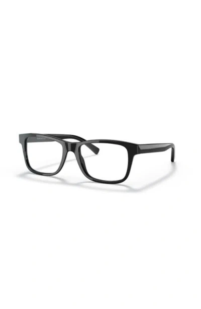 Lenscrafters 54mm Square Optical Glasses In Black