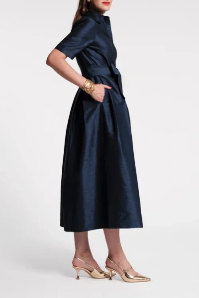 Frances Valentine Bella Maxi Dress In Navy In Blue