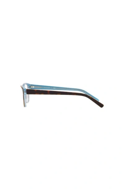 Lenscrafters 52mm Square Optical Glasses In Brown