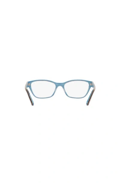 Lenscrafters 52mm Square Optical Glasses In Brown