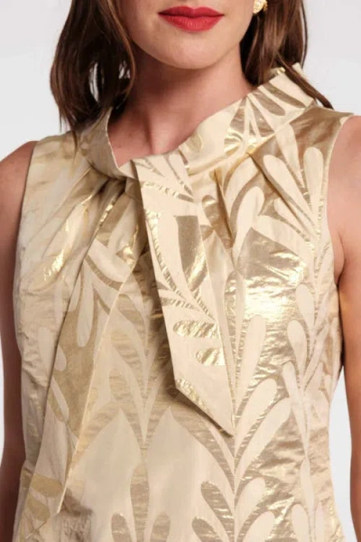 Frances Valentine Millie Top In Gold