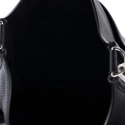 Pre-owned Hermes  Hermes Evelyne Bag Gen Iii Clemence Pm In Black