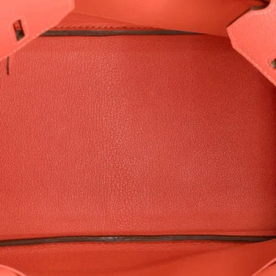 Pre-owned Hermes  Hermes Birkin Handbag Pink Epsom With Palladium Hardware 30