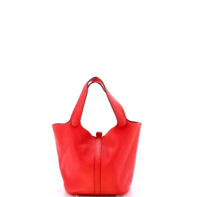 Pre-owned Hermes  Hermes Picotin Lock Bag Clemence Mm
