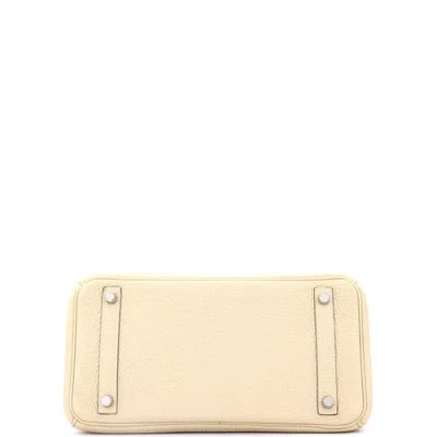 Pre-owned Hermes  Hermes Birkin Handbag Light Togo With Palladium Hardware 30