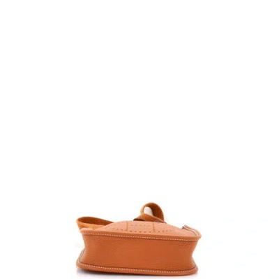 Pre-owned Hermes  Hermes Evelyne Bag Gen Iii Clemence Tpm In Gold