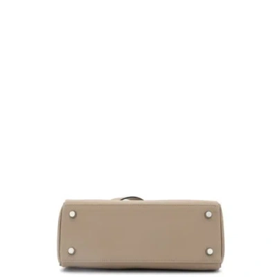 Pre-owned Hermes  Hermes Kelly Handbag Verso Swift With Palladium Hardware 25 In Multi