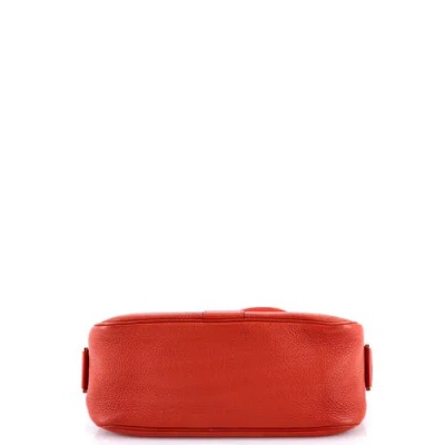 Pre-owned Hermes  Hermes Bourlingue Messenger Bag Clemence In Red