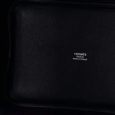 Pre-owned Hermes  Hermes Picotin Lock Bag Felt With Leather Pm In Blue