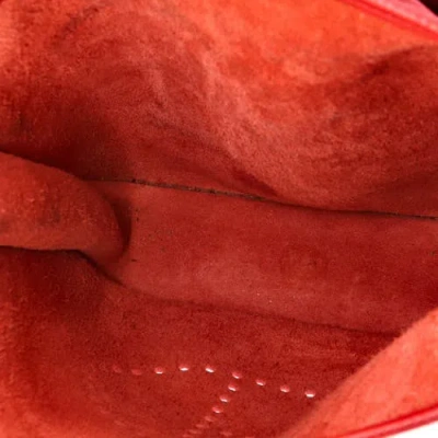 Pre-owned Hermes  Hermes Evelyne Bag Gen Iii Clemence Tpm In Red